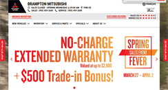 Desktop Screenshot of brampton-mitsubishi.ca
